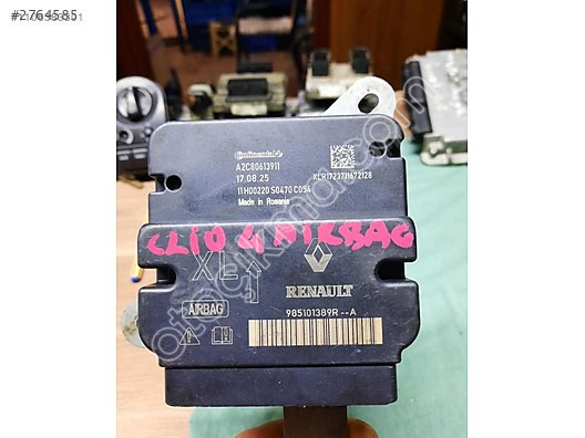CLİO 4 AİRBAG BEYNİ 985101379r