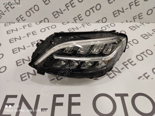 MERCEDES C180 C200 C220 W205 SOL LED FAR HATASIZ ORJİNAL &