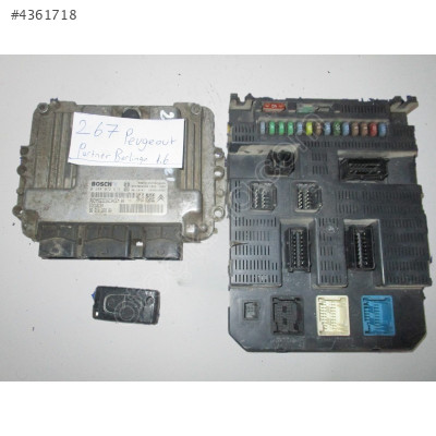 0281012619 9661032980 Peugeot Partner Motor Beyni Komple Seti