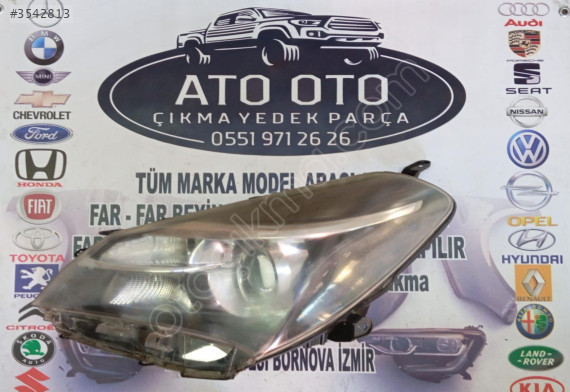 TOYOTA YARİS ORJİNAL ÇIKMA SOL FAR