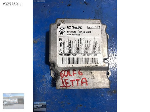 OTO CEMDEN ÇIKMA VW GOLF 5 - JETTA AİRBAG BEYNİ