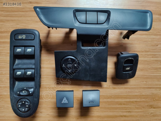 Peugeot 508 KAPI ve CAM KONTROL DÜĞMELERİ
