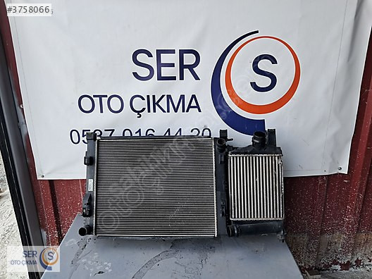 RENAULT CLİO SYMBOL SANDERO MOTOR SU VE TURBO RADYATÖRÜ ORJİNAL