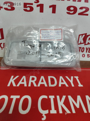 Toyota Avensis 2009-2015 tavan lamba Arka orjinal sifir