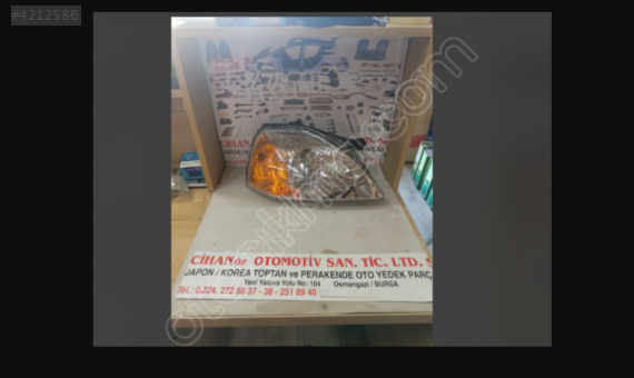 KİA RİO FAR 2009-2011 SİYAH SAĞ-SOL 92102-16G630 ADET FİYATI..