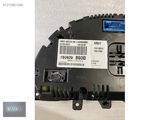 VW BEETLE- SKODA STİCO GÖSTERGE PANELİ 1S0920 860B