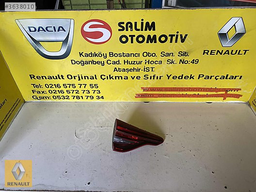 RENAULT CLIO 5 ÇIKMA 0RJİNAL SOL İÇ STOP VE DİĞER PARÇALARI