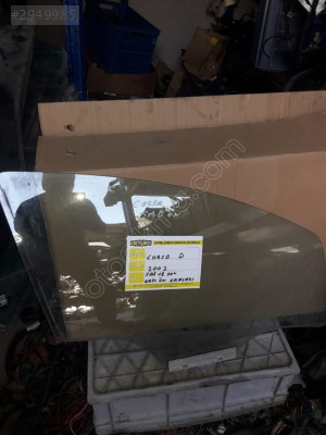 Corsa D sol ön kapı sağ  kapı cam ları 2006model