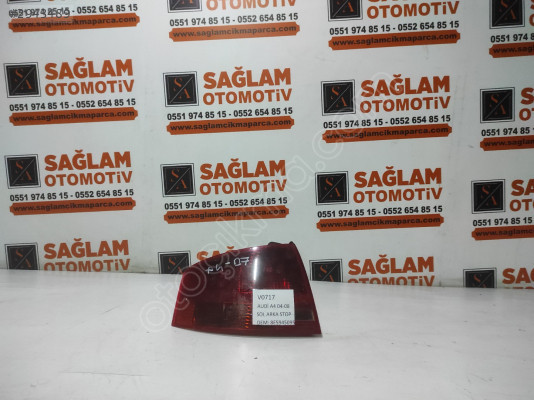 AUDİ A4 04-08 ÇIKMA SOL ARKA STOP OEM; 8E5945095