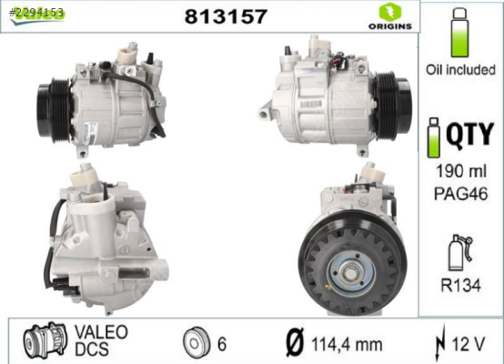 Klima Komprasör Vıto W639 2003-2014 Sprınter 2006-2009