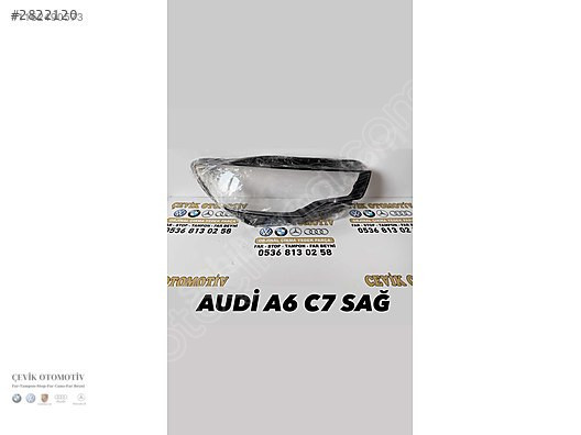 AUDİ A6 2012-2015 SAĞ SOL FAR CAMI