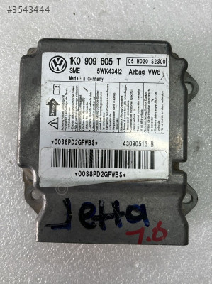 VOLKSWAGEN JETTA AİRBAG BEYNİ ÇEVİK OTO ORJİNAL ÇIKMA BURSA