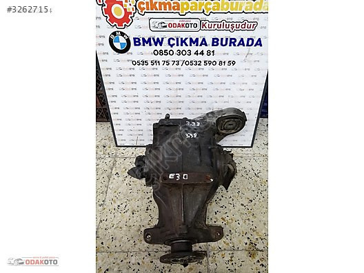 BMW E30 3 Serisi Çıkma Defransiyel (KİLİTLİ) Orijinal Temiz