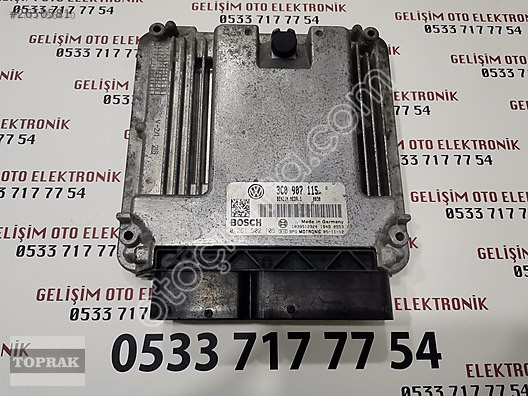 3C0907115 0261S02105 MED9.1 VW PASSAT MOTOR BEYNİ