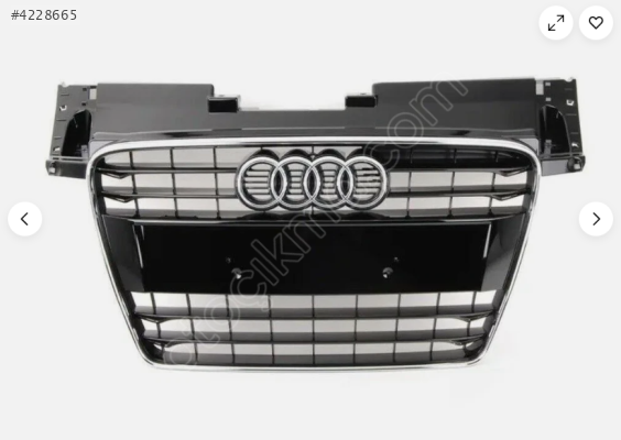 AUDI TT 11-14 ÖN PANJUR PARLAK SİYAH SIFIR 8J0853651H T94