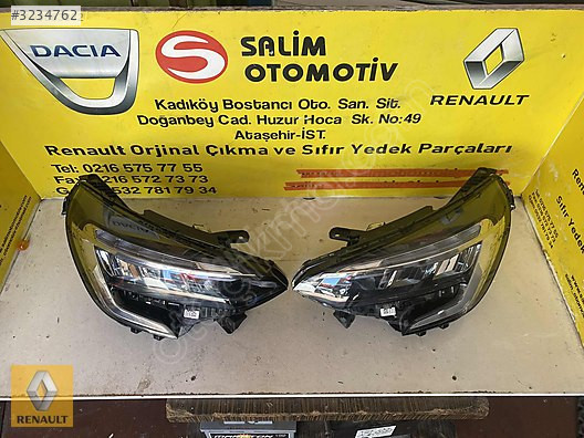 RENAULT CLIO  SIFIR SAĞ SOL FAR VE DİĞER PARÇALARI