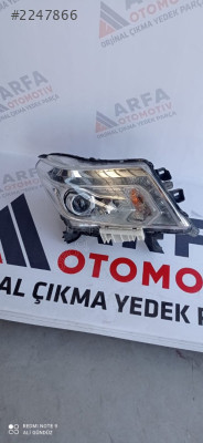 Nissan Navara hatasız al tak sağ ön far orjinal LED