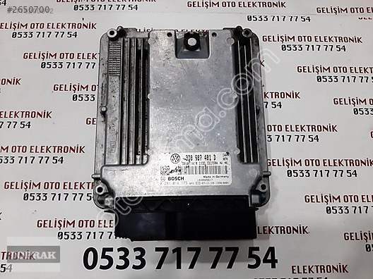 3D0907401D 0281014173 EDC17CP04 VW PHAETON MOTOR BEYNİ