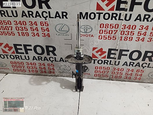TOYOTA COROLLA SAĞ ÖN AMORTİSÖR ÇIKMA ORİJİNAL PARÇA 2013-2018