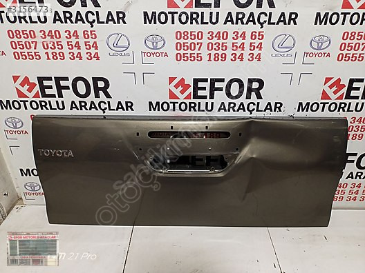 TOYOTA HİLUX BAGAJ KAPAĞI ÇIKMA ORİJİNAL PARÇA 2017-2023
