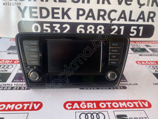 5E0919605H skoda octavia MK3 teyp bilgi multimedya ekranı