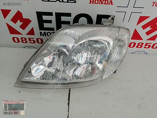 TOYOTA COROLLA SEDAN SOL FAR ÇIKMA ORJİNAL PARÇA 2002-2007