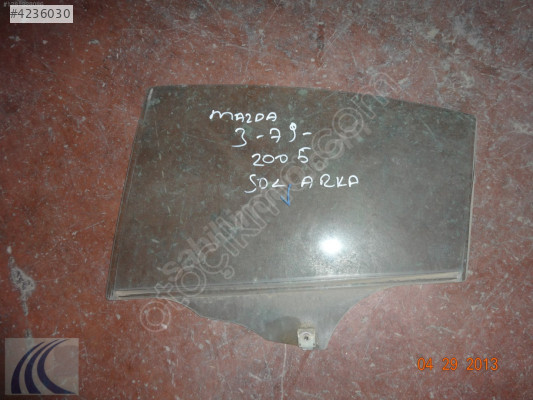 MAZDA 3 2004 ÇIKMA SOL ARKA CAM