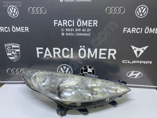 PEUGEOT 207 SAĞ ÖN FAR ORJİNAL HATASIZ