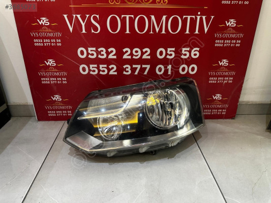 Transporter T6 2010-2015 Arası Caravella Siyah Sol Ön Far
