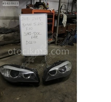 BMW 5.20 F10 SAĞ SOL TAKIM FAR DOLU SÖKME HATASIZ 2011-2016 m