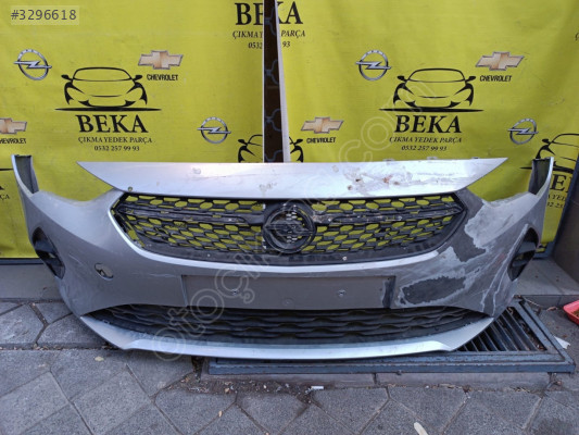 OPEL CORSA F ÖN TAMPON GRİ DOLU ÇIKMA ORJİNAL YEDEK PARÇA