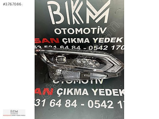 Nissan Qashqai J11 (2017-2021) Full Ledli Zenonlu Sağ Far