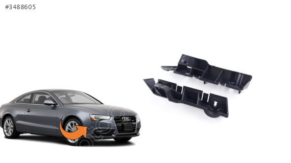 8T0807284 AUDI A5 2012+ ÖN TAMPON BRAKETİ SAĞ