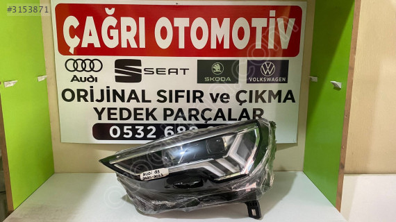 Audi Q3 2019 2024 Matrix Sol Ön Far Orjinal Çıkma 83A941033