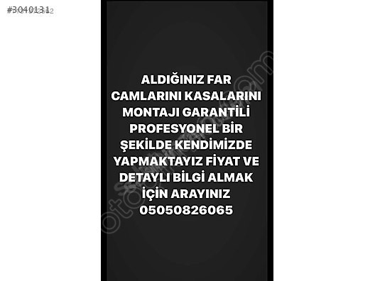 AUDİ Q2 SAĞ FAR CAMI