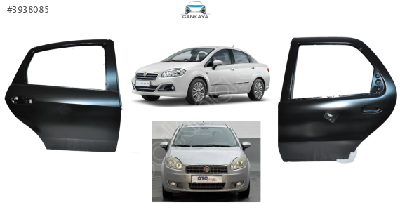 FİAT LİNEA KOMPLE ARKA KAPI SAĞ/SOL (ADET FİYAT)52063504/55177343