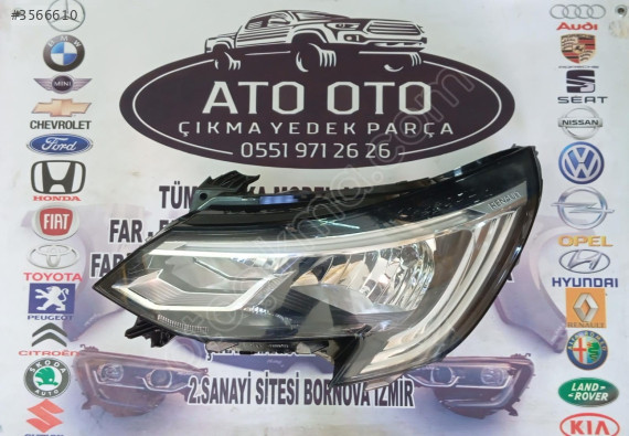 RENAULT TALİANT ORJİNAL ÇIKMA SOL FAR