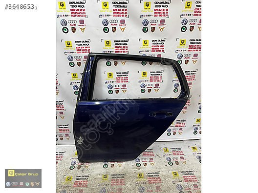 VOLKSWAGEN GOLF 7 SOL ARKA KAPI ÇIKMA SÖKME YEDEK PARÇA