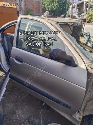 RENAULT MEGANE 1 ÇIKMA ORJİNAL SAĞ ÖN KAPI