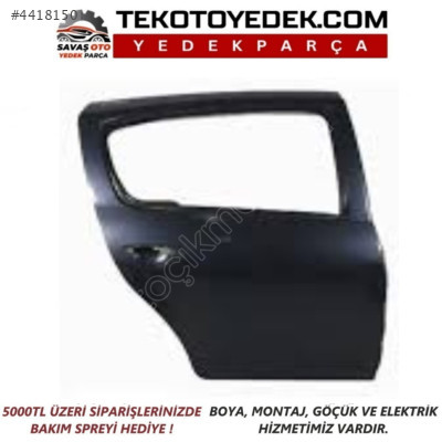 SANDERO ARKA KAPI KOMPLE DODİKLİ SAĞ SOL 2008 VE ÜZERİ / KAMPANYA