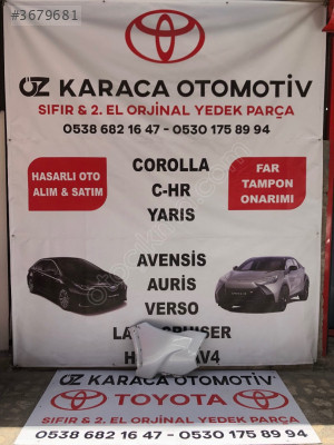 2020-2025 TOYOTA COROLLA ÇIKMA ORJINAL ÖN TAMPON KÖŞESİ