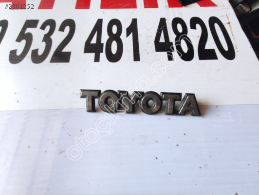 TOYOTA YAZI AMBLEMİ