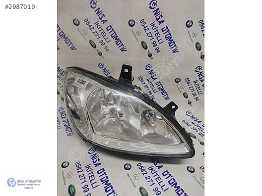 MERCEDES VİTO W639 KASA MAKYAJSIZ SAĞ FAR ORJ ÇIKMA A6398200261