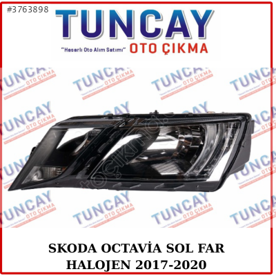 SKODA OCTAVİA SOL FAR 2017-2020 YEDEK PARÇA