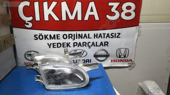 Accent Sağ Sol Far Orjinal 1998 1999 2000