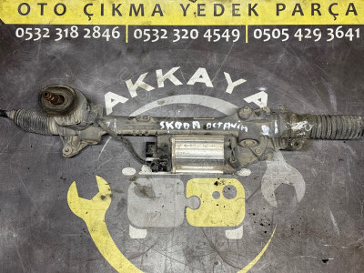 7805501467 Orj. SKODA OCTAVİA Elektrikli Çıkma Direksiyon Kutusu