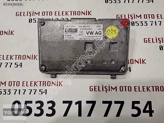3Q0980653 0275B00252 VW PASSAT SKODA KAMERA KONTROL ÜNİTESİ