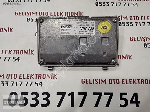 3Q0980653E 3Q0980653 0203500172 VW PASSAT ARKA KAMERA SİSTEM