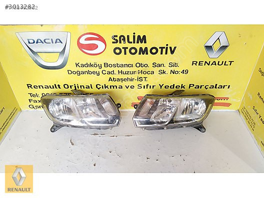 RENAULT SYMBOL ESKİ MODEL SAĞ SOL FAR CIKMA ORJINAL VE SİFİR
