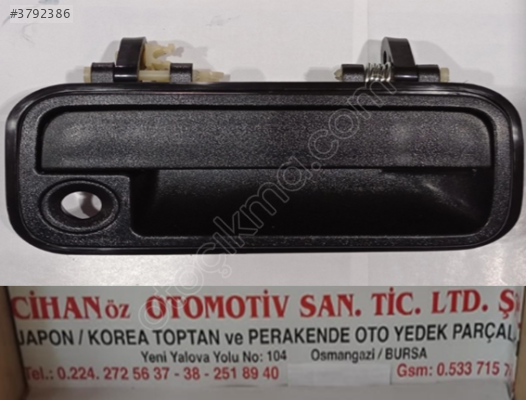 MAZDA 626 DIŞ KAPI KOLU SAĞ 1988-1991